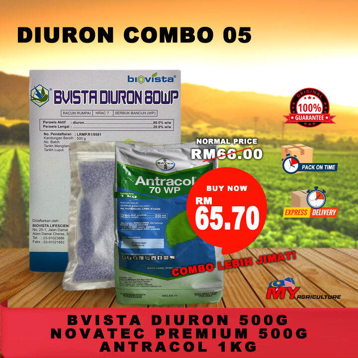 Diuron Combo Diuron Wp G Novatec Premium G Antracol