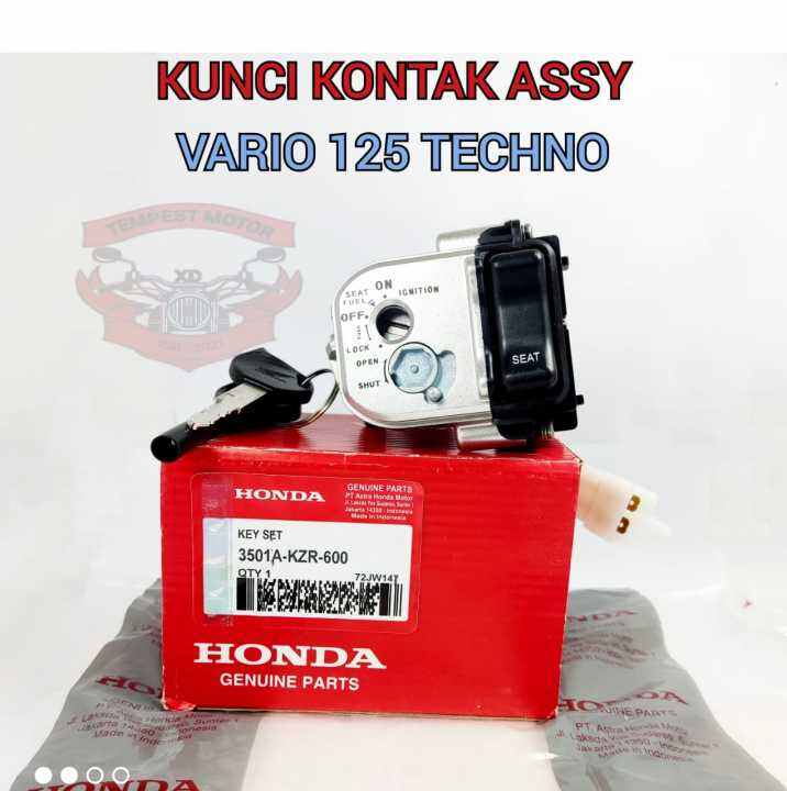 Kunci Kontak Set Vario Techno Old Pertama Plus Tombol Jok Kualitas