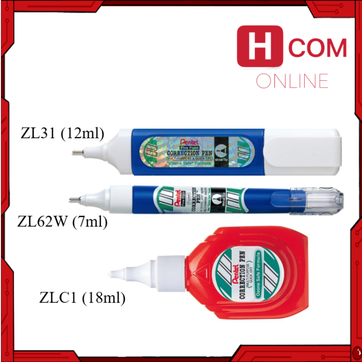 PENTEL Correction Pen Liquid Paper ZL31 ZL62W ZLC1 Lazada