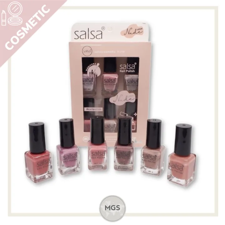 Salsa Nude Nail Polish Kutek Kuku Warna Nude Lazada Indonesia