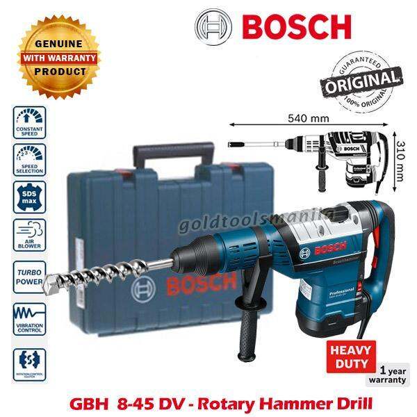 BOSCH GBH 8 45 DV SDS MAX Rotary Hammer Drill Rotary Hammer With