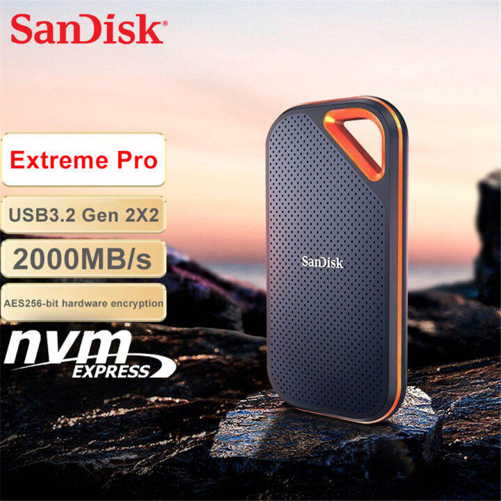 SanDisk Extreme PRO E81 USB 3 2 Gen 2x2 1TB Type A C Portable External