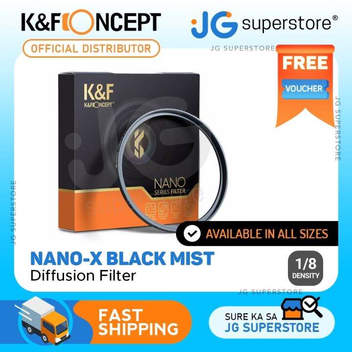 K F Concept Black Mist 1 8 Density Nano X Series Black Diffusion Lens