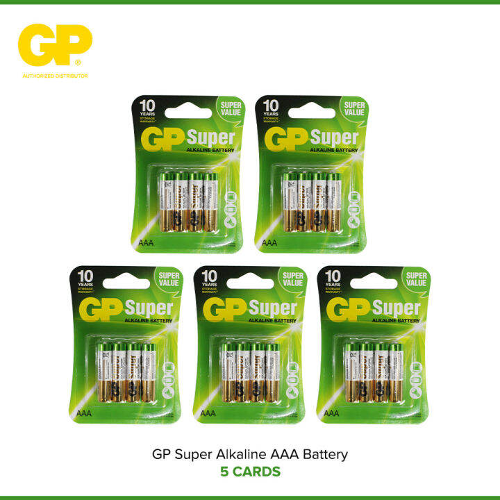 GP Super Alkaline AAA Battery 5 Blister Packs Lazada PH