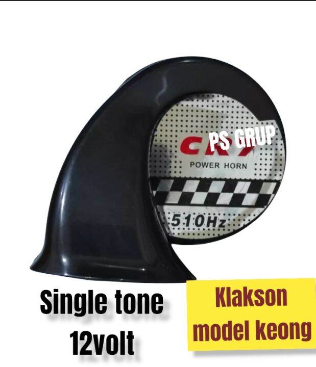 Klakson Motor Keong Single Murah Suara Nge Bass Sport Single Tone 12