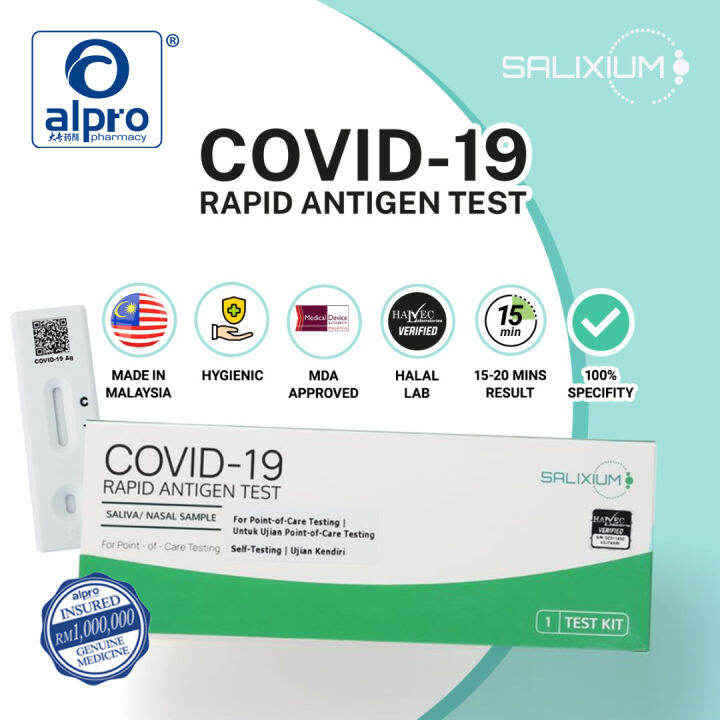 Alpro Pharmacy Salixium Covid Antigen Rapid Test Kit Nasal Oral