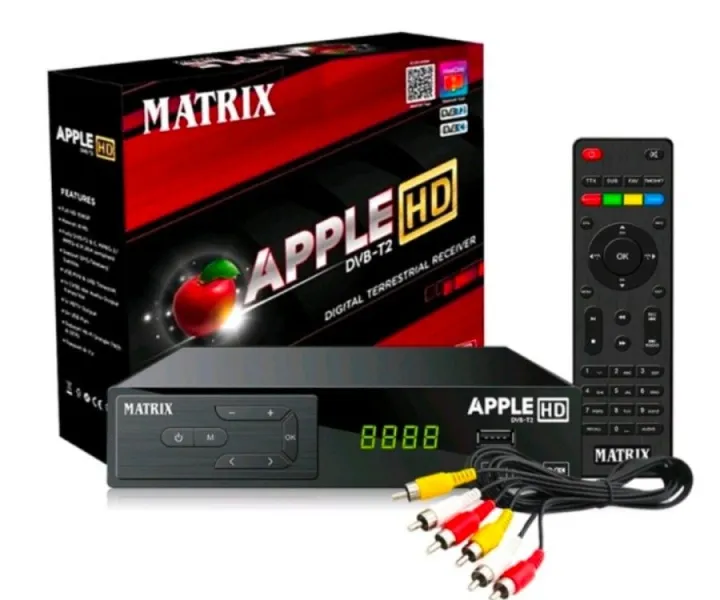 STB Matrix Apple DVB T2 Merah Set Top Box Lazada Indonesia