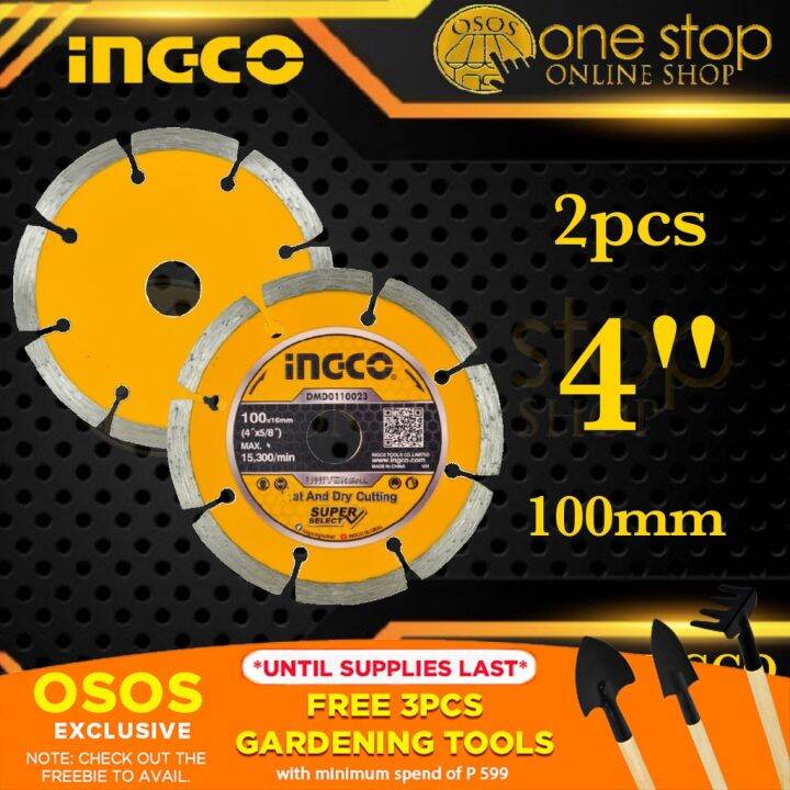 BUY 1 TAKE 1 INGCO Original Dry Diamond Disc 4 100mm Super Select