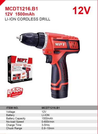 MPT Cordless Drill MCDT1226 B2 Lazada PH