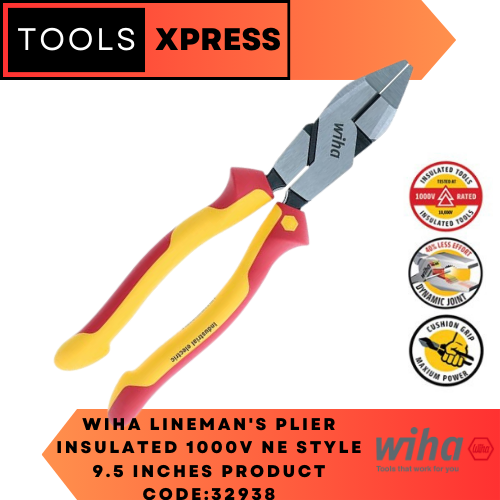 Wiha Lineman S Plier Insulated V Ne Style Inches