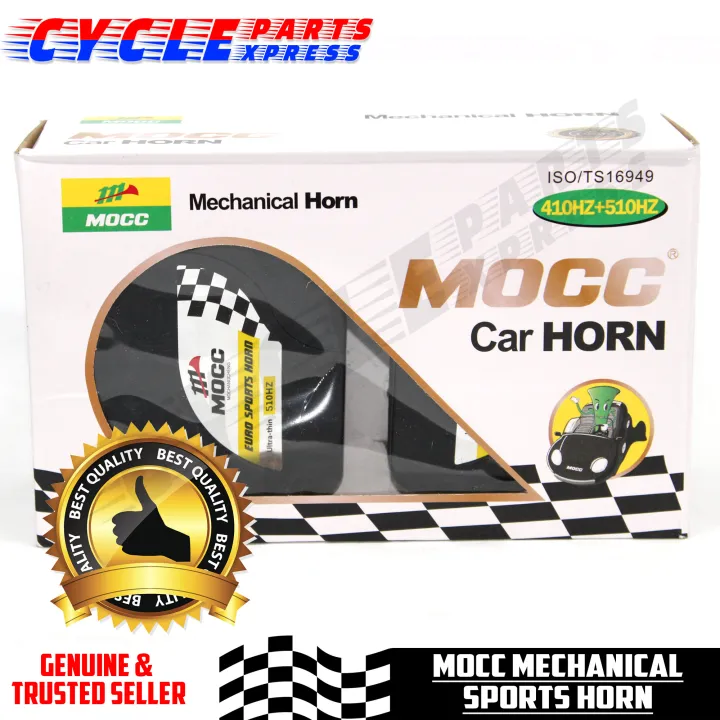 MOCC Horn For Car Motorcycle 12v 118dB 410Hz 510Hz HiLo Mechanical HORN