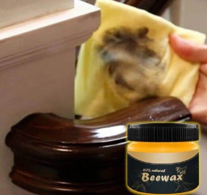 Natural Bees Wax Seasoning Beeswax Wood Furniture Cleaning Care Wood