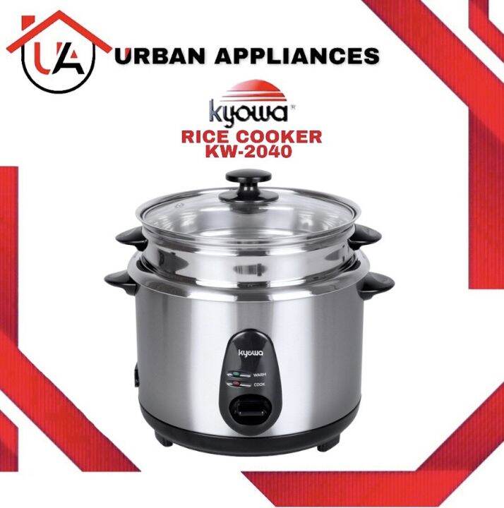 New Kyowa Rice Cooker 1 8 Liters Kw 2040 10 Cups Stainless Steel