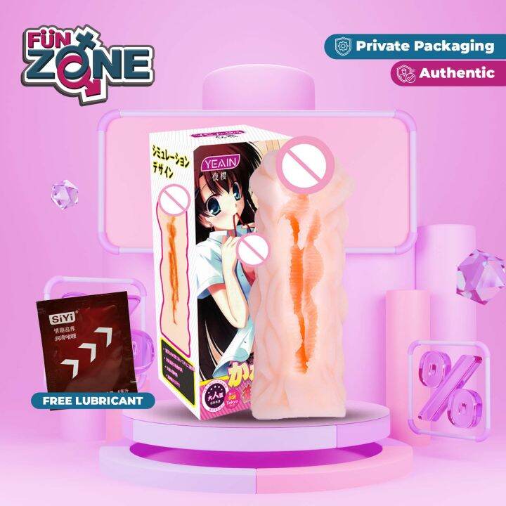 Funzone Anime YEAIN Male Masturbator Vagina Onahole Vagina Silicone Sex