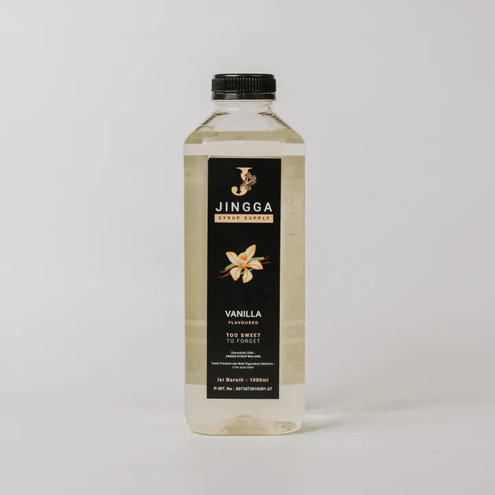 JINGGA Vanilla Syrup 1000ml Sirup Vanilla Untuk Kopi Lazada Indonesia