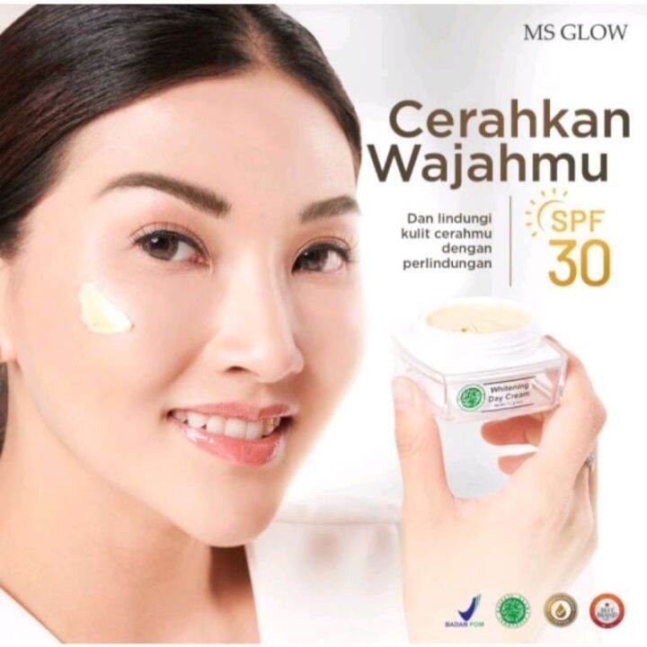 Ms Glow Whitening Day Cream Day Cream MsGlow Krim Pagi Siang Original