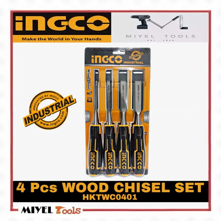 INGCO Wood Chisel 4Pcs Set Cr V HKTWC0401 Lazada PH