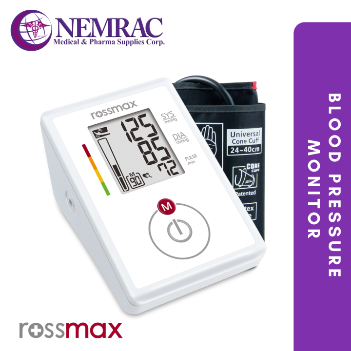 ROSSMAX Therapy Digital Blood Pressure Monitor Arm Type Works With AC