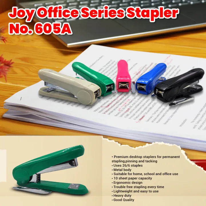 Joy Heavy Duty Stapler With Staple Wire Remover Use 26 6 35 Staple