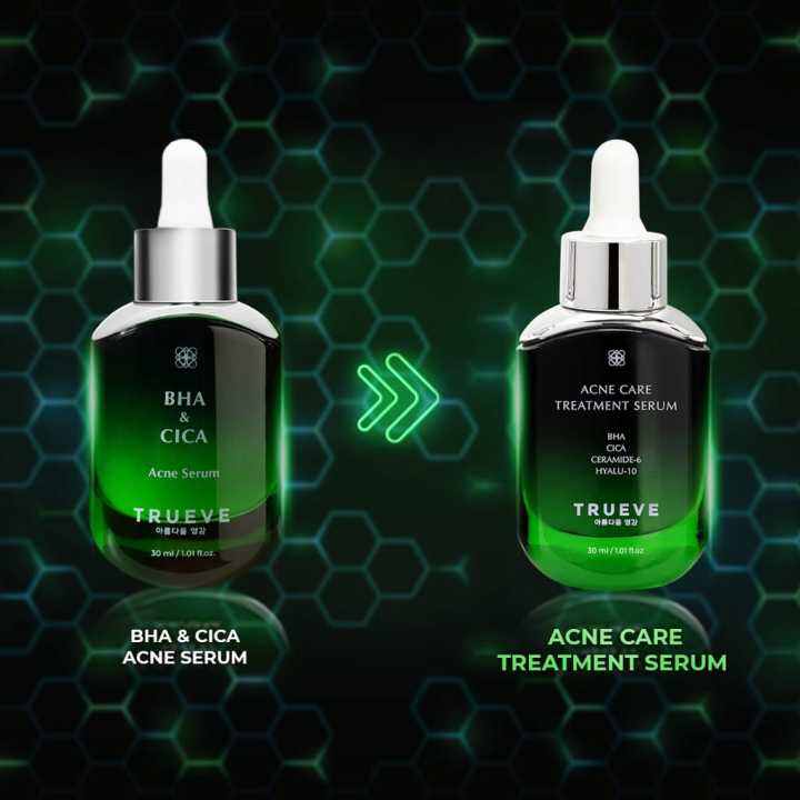 Trueve Acne Care Treatment Serum Bha Cica Acne Serum Serum Wajah