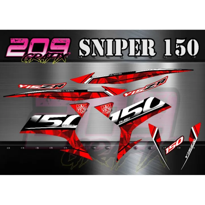 NEWEST Sniper 150 Decals Sticker Exciter Lazada PH