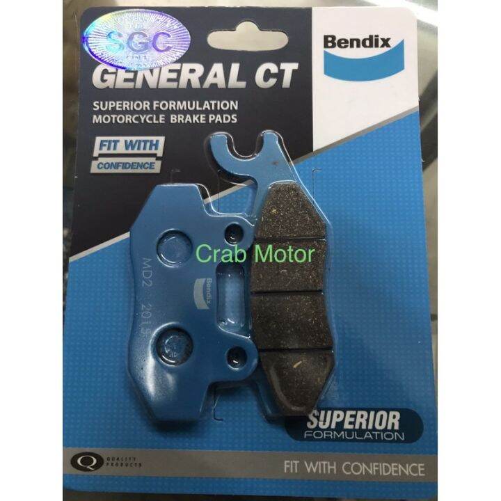 BENDIX Brake Pad MD2 Front Raider 150 Carb Raider J 110 Fury