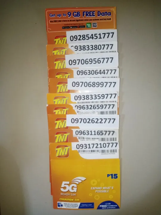 DD1 VANITY SIM CARD SPECIAL NUMBER TNT 5G 3DIGITS END NUMBER Lazada PH