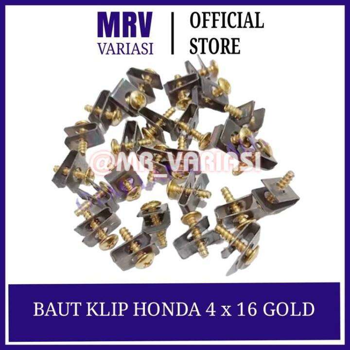 Baut Klip Honda X Gold Baut Klip Honda Vario Beat Genio Pcx Supra