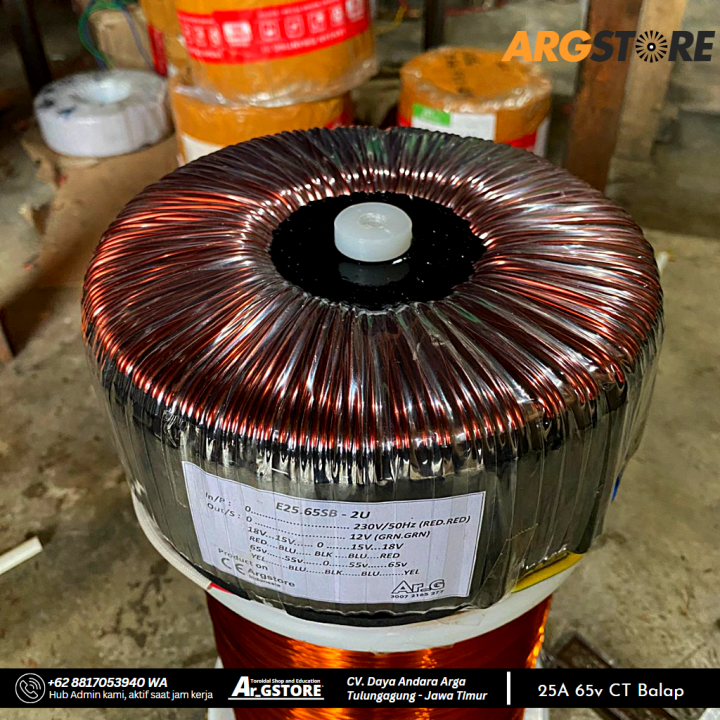 Trafo Toroid Donat A V Ct Murni Spesifikasi Balap Lazada Indonesia