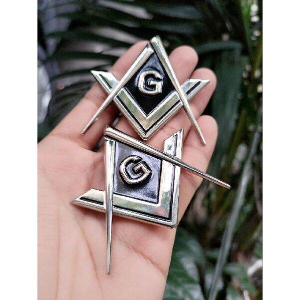 Mason Emblem Chrome Masonic Emblem Inches Lazada Ph