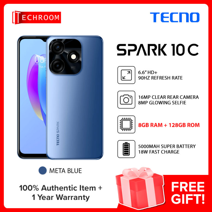 Tecno Spark 10C 8GB RAM 128GB ROM Size 6 6 Inches IPS LCD 90Hz