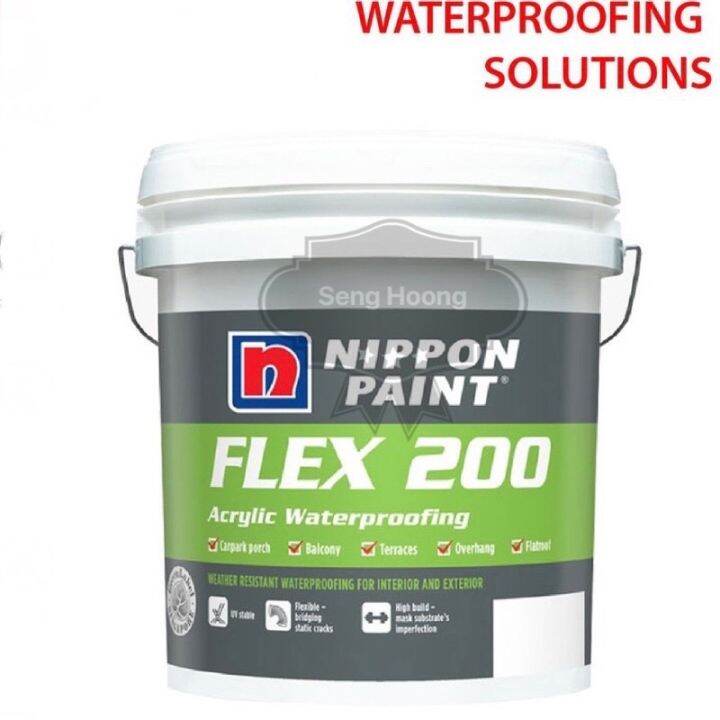 L Nippon Paint Flex Acrylic Waterproofing Paint Coating