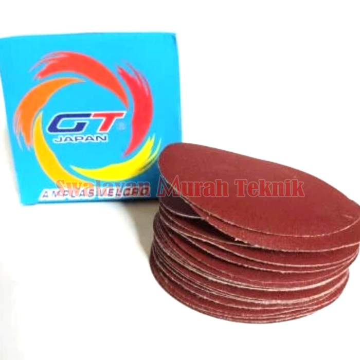 Gt Japan Amplas Velcro Bulat Inch Per Lembar Lazada Indonesia