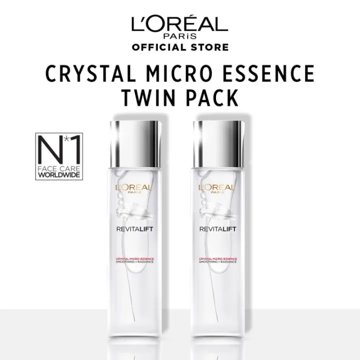 L Oreal Paris Revitalift Crystal Micro Essence Set Of Ml Glowing