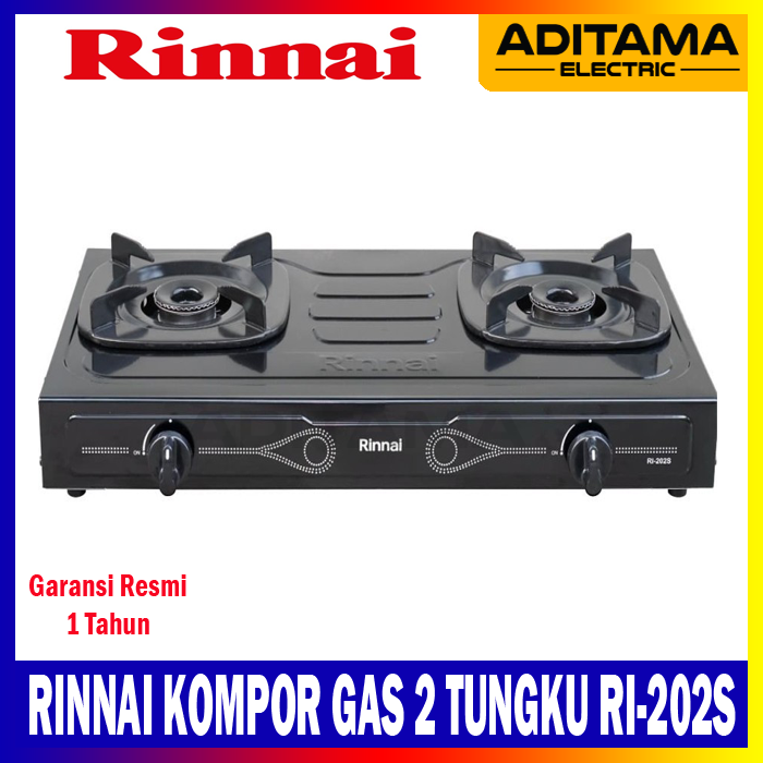 RINNAI KOMPOR GAS 2 TUNGKU RI 202S RI202S Lazada Indonesia