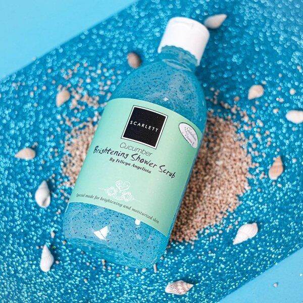 Scarlett Whitening Shower Scrub 300ml Sabun Mandi Scarlett Original