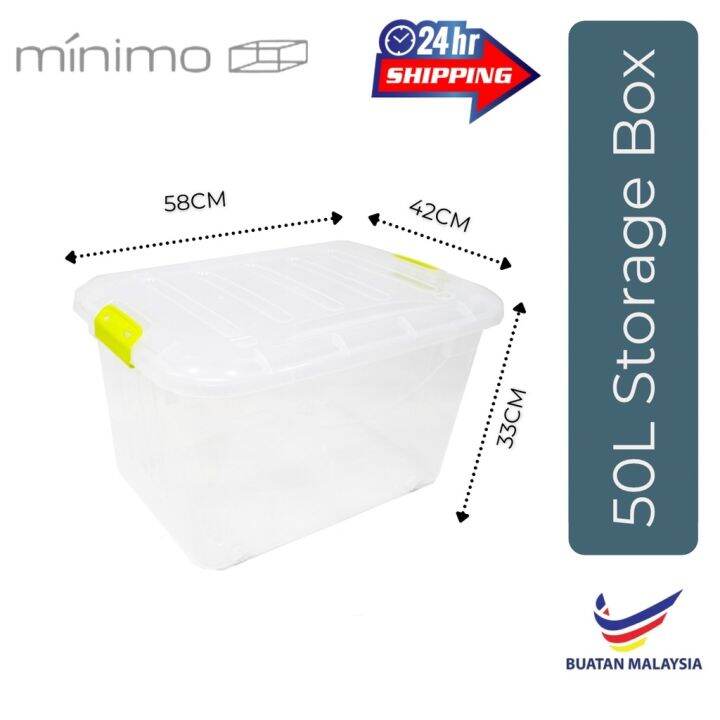 Storage Box Storage Box Litres With Wheel Transparent Storage Box