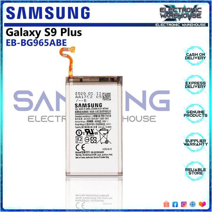 Battery For Samsung Galaxy S9 Plus EB BG965ABE Model 3500mAh Capacity