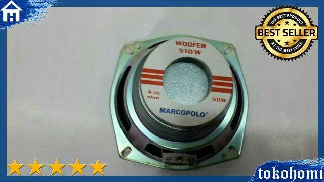 SPEAKER 5 INCH WOOFER MARCOPOLO MC 510W 50 WATT DOUBLE MAGNET Lazada