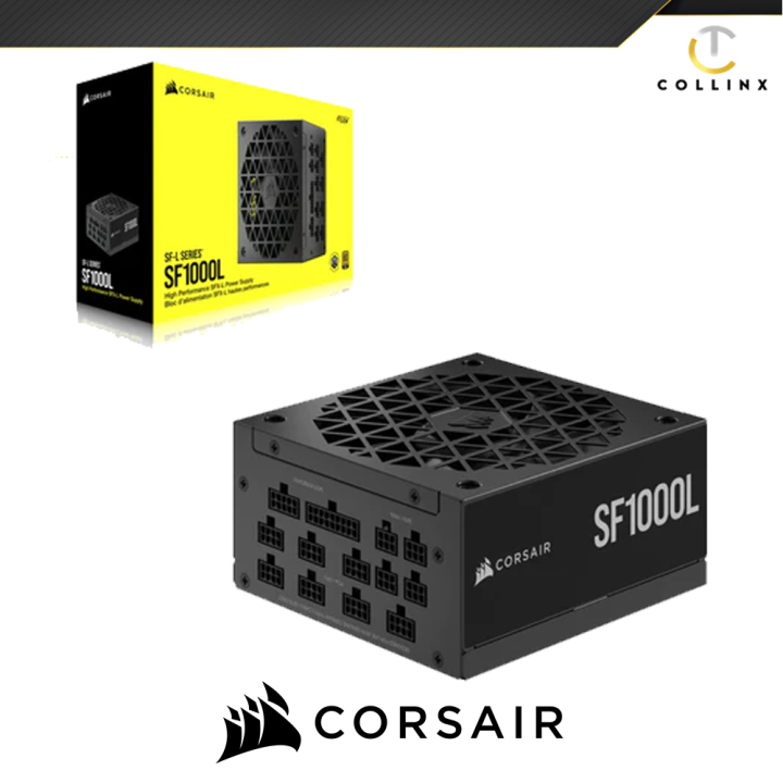 Corsair SF1000L Fully Modular Low Noise SFX Power Supply ATX 3 0