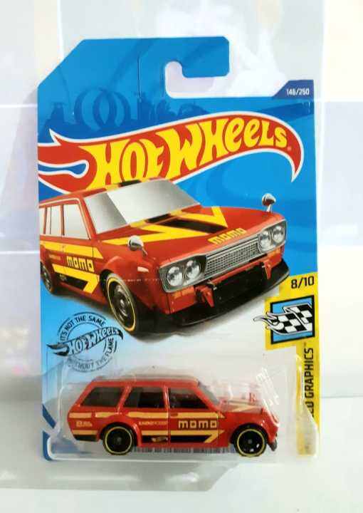 HOT WHEELS HOTWHEELS DATSUN BLUEBIRD WAGON 510 MOMO MERAH Lazada