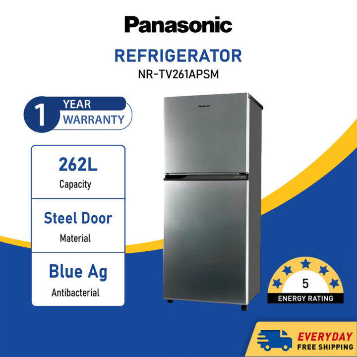 PANASONIC NR TV261 262L INVERTER ENERGY SAVING 2 DOOR TOP FREEZER