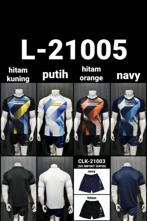 BAJU KAOS BADMINTON BULUTANGKIS LINING 21005 IMPORT Lazada Indonesia