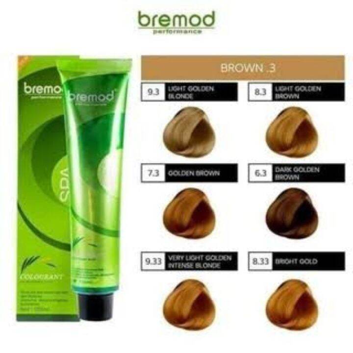 BREMOD Hair Color Brown Colors SET With 100ml Oxidizer Lazada PH