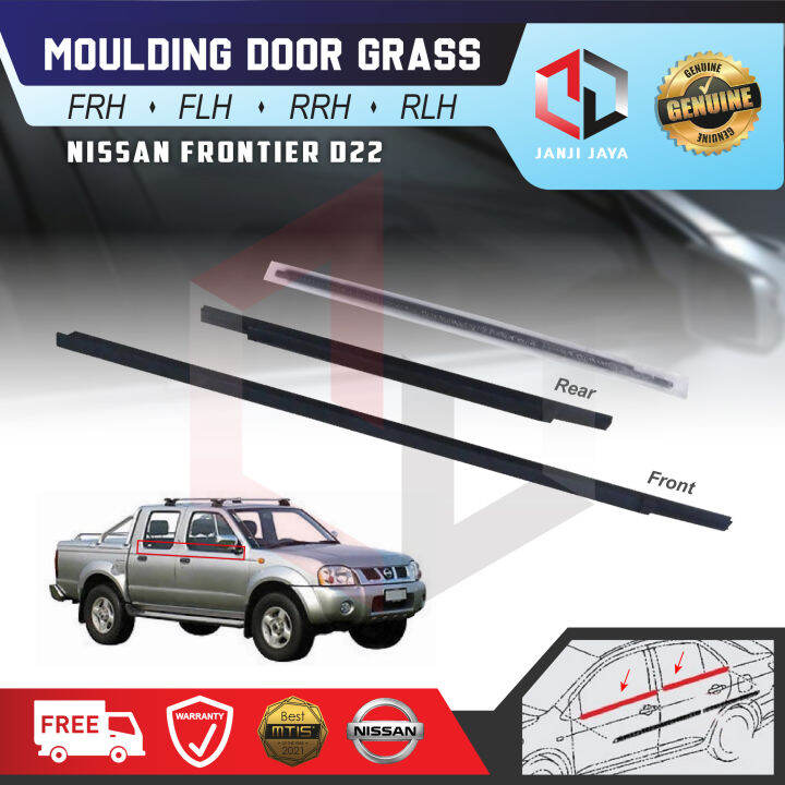 MTIS Nissan Frontier D22 GLASS DOOR MOULDING SEAL RUBBER OUTER STRIP