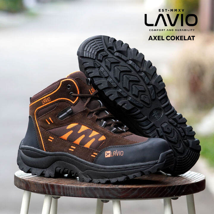 Sepatu Safety Boots Ujung Besi Pria Lavio Axel Original Lazada Indonesia