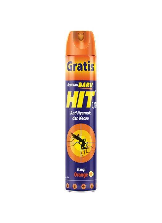 Hit Spray Orange Obat Nyamuk Semprot Lazada Indonesia