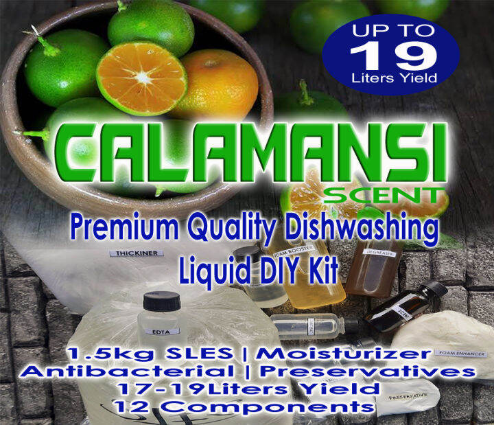 Calamansi Scent Diy Dishwashing Liquid Premium Quality Components