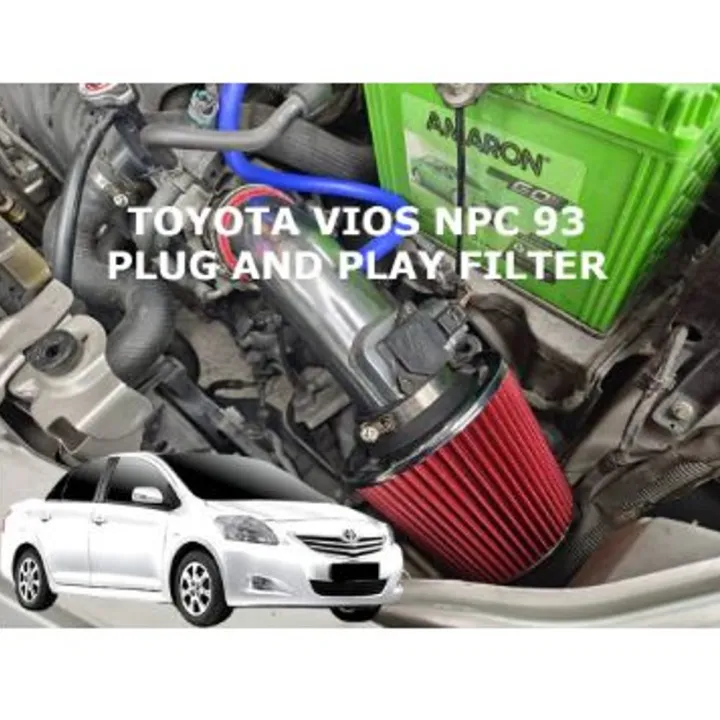 Toyota Vios Ncp93 2007 2013 Engine Filter Plug And Play Open Pod Filter