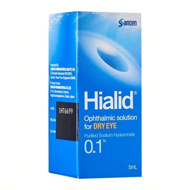 Bundle Of 2 Santen Hialid 0 1 Ophthalmic Solution Eye Drop 5ml By